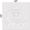 Parisian Bee and Crown Wreath Embossing 12 x 12 Stencil | FS023 by Designer Stencils | Word & Phrase Stencils | Reusable Stencils for Painting on Wood, Wall, Tile, Canvas, Paper, Fabric, Furniture, Floor | Stencil for Home Makeover